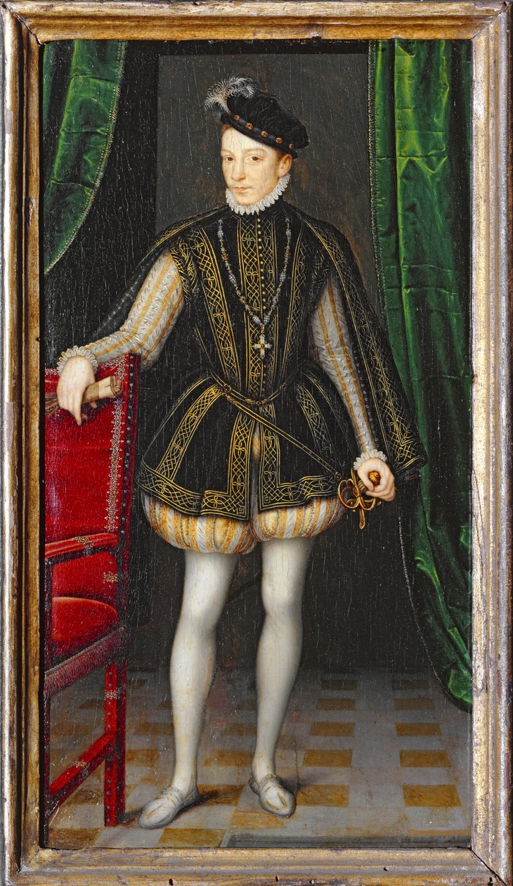 Charles IX, King of France by François Clouet