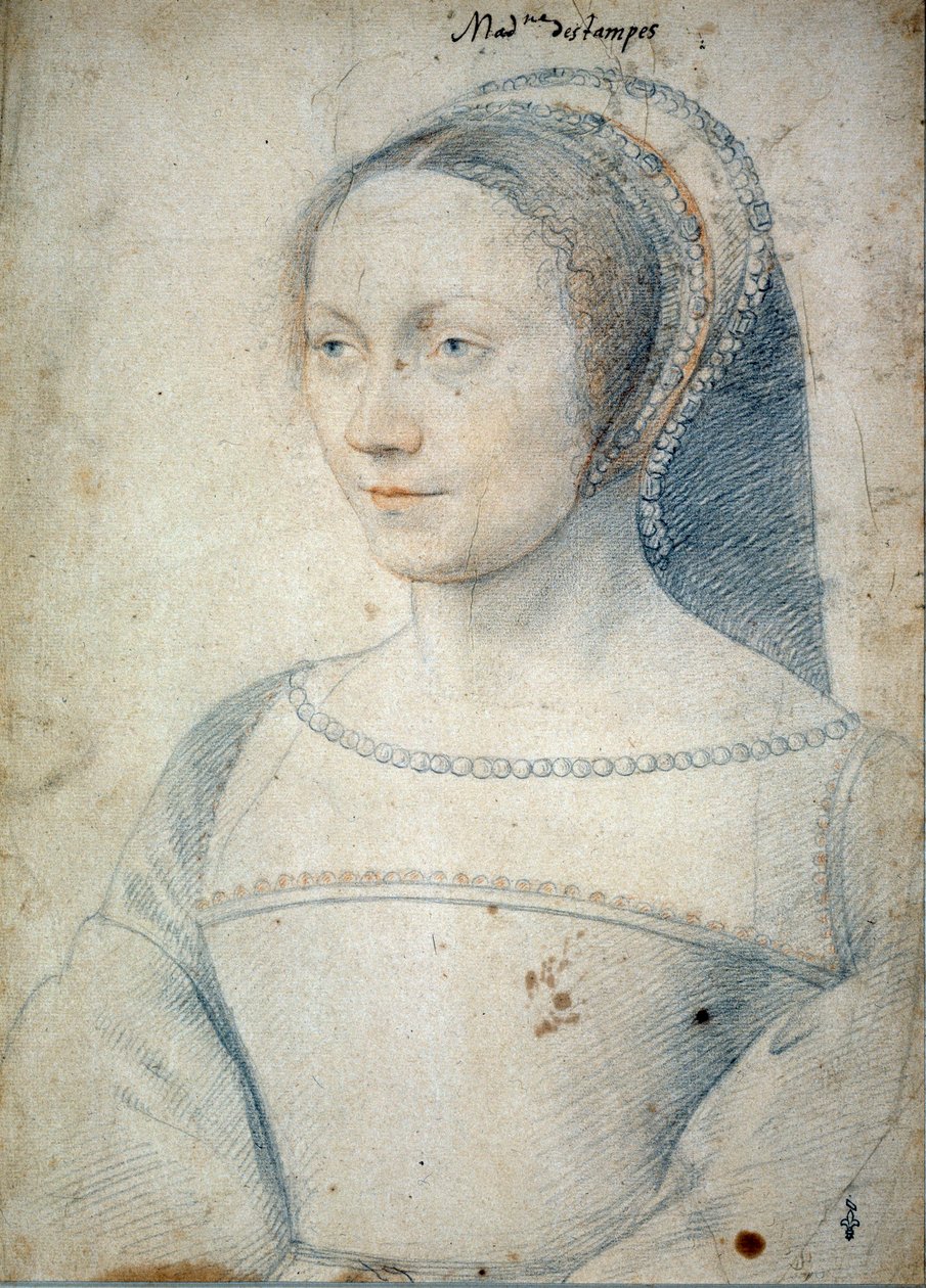 Portrait of Anne de Pisseleu, Duchess of Etampes by François Clouet