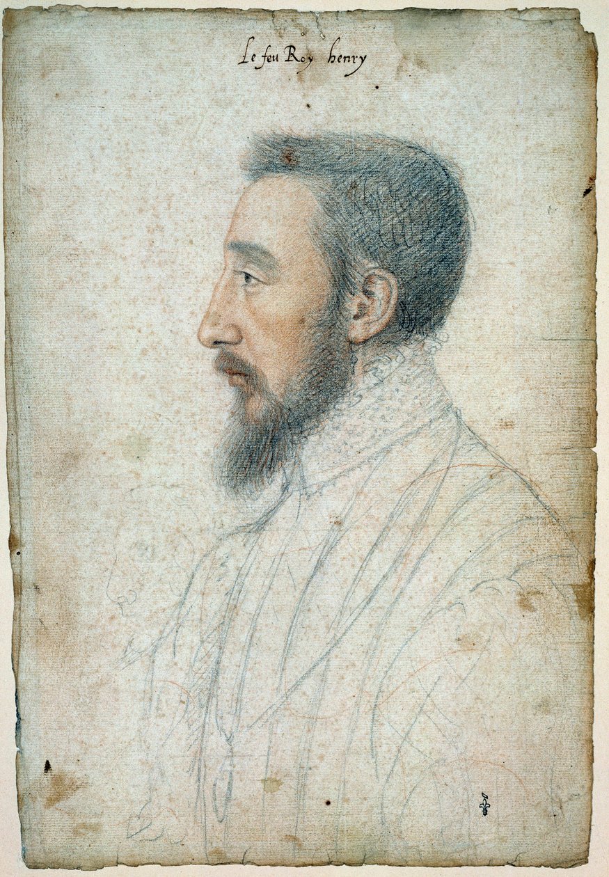 Portrait of Henry II, King of France by François Clouet