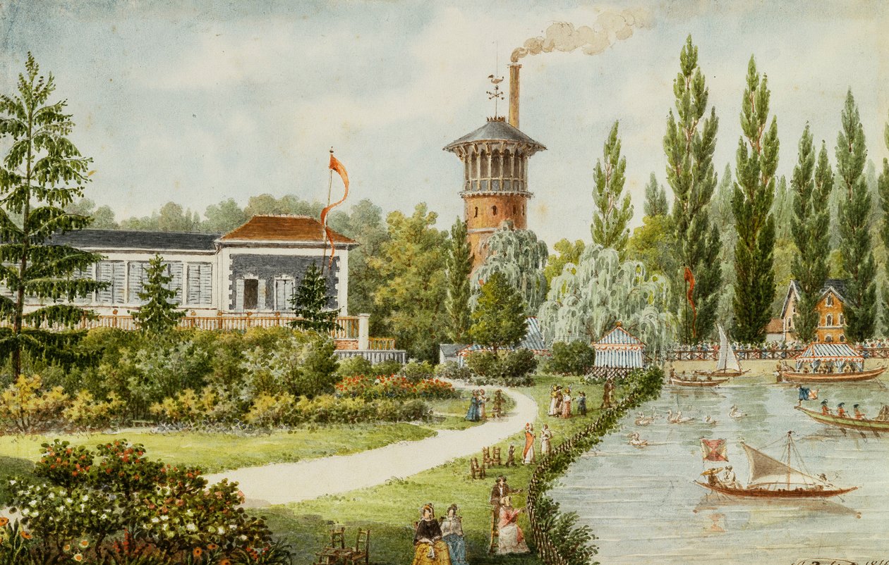 A Leisure Park Outside Paris by Francois Debret