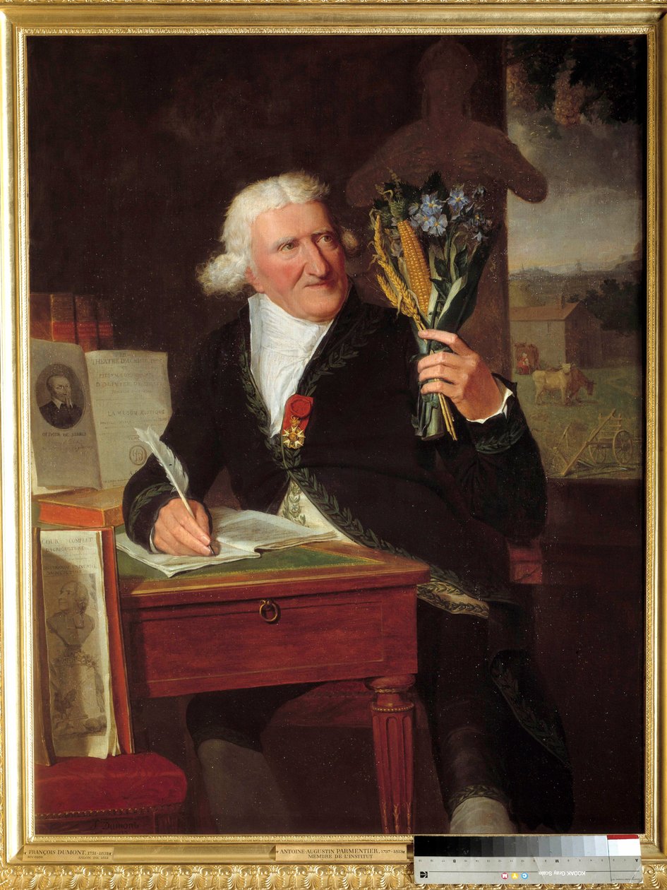 Portrait of Antoine Augustin, Baron Parmentier, French agronomist by Francois Dumont
