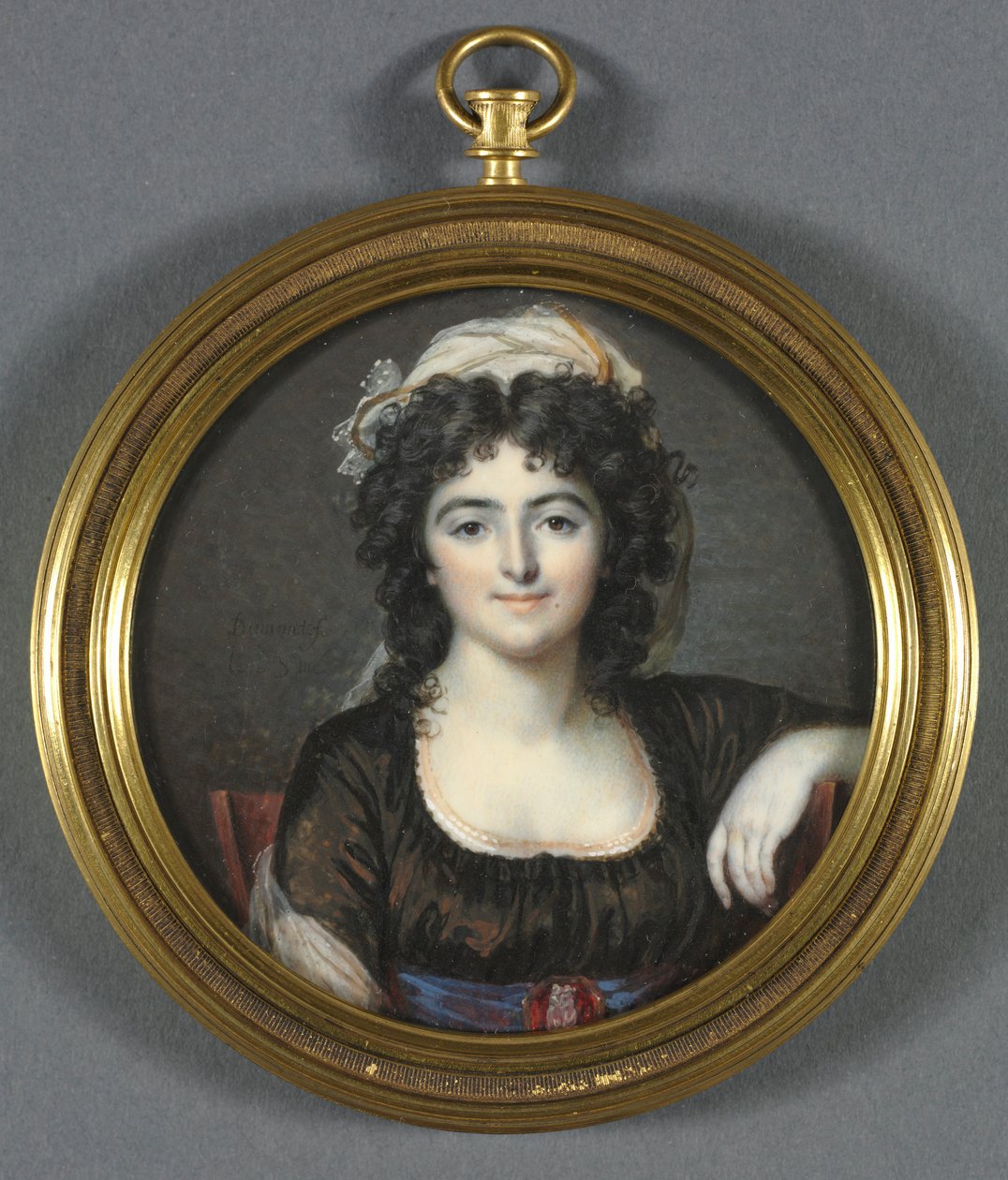 Portrait of a Woman in a Brown Dress, 1795 by Francois Dumont