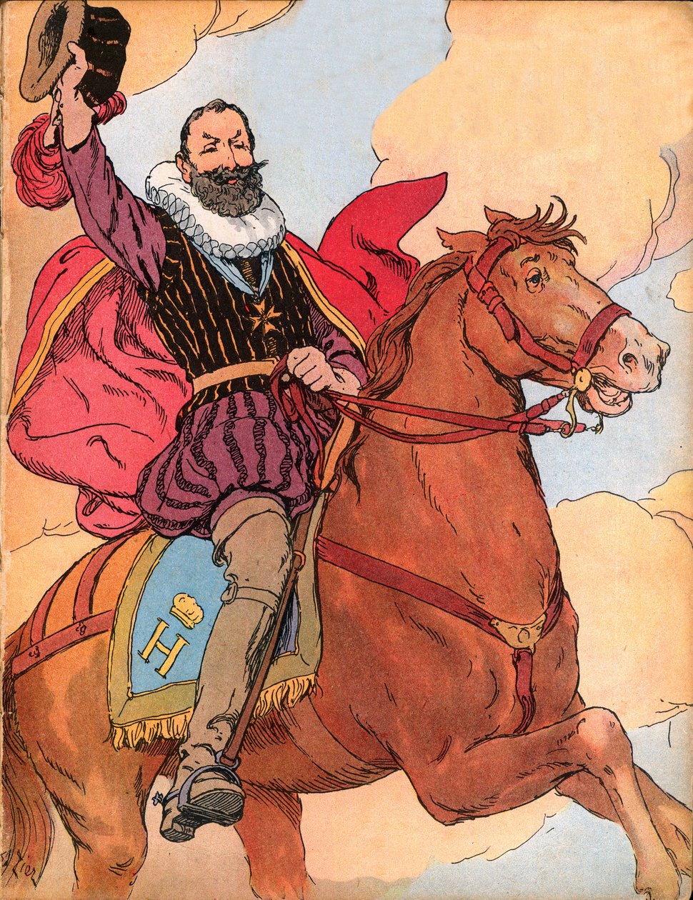 King Henry IV (illustration) by Francois Edouard Zier