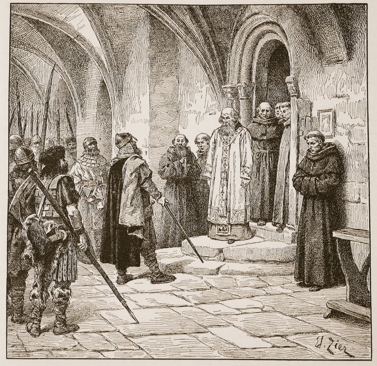 Swein Demanding Ransom, Illustration from 