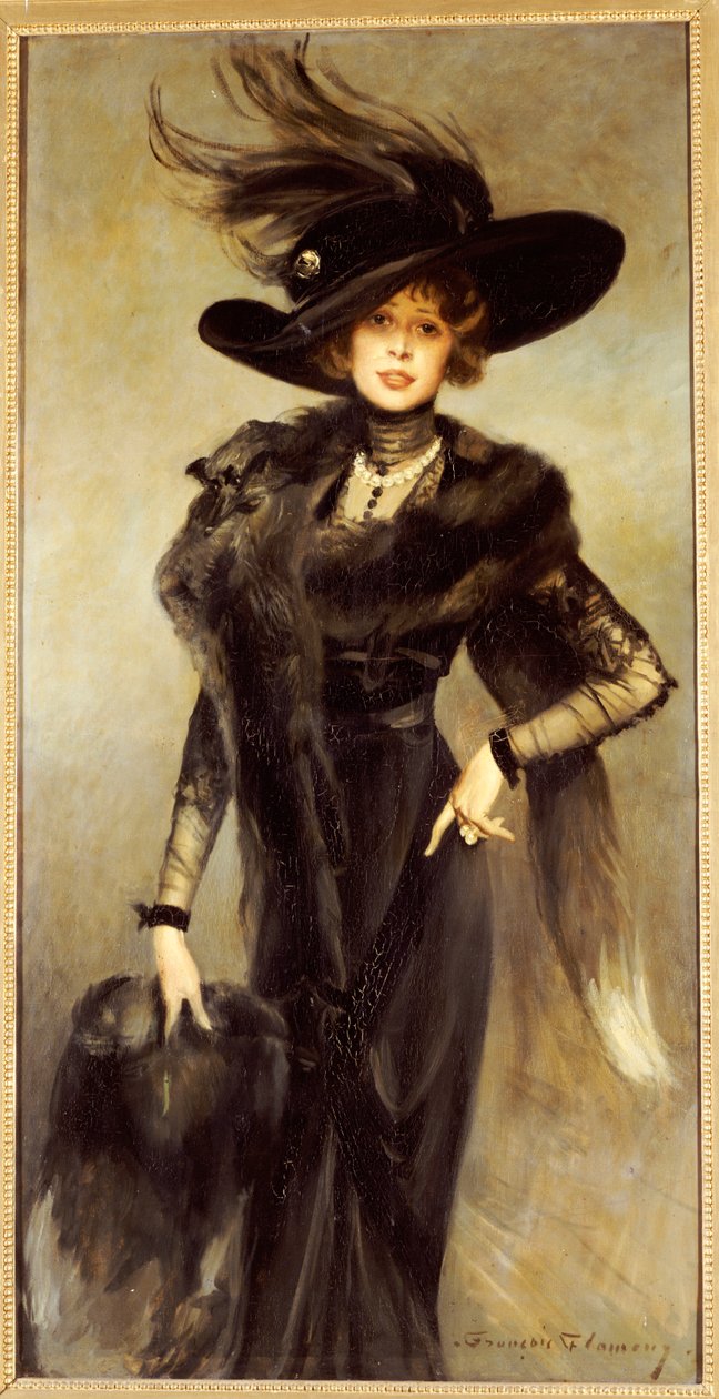 Fashionable Beauty by Francois Flameng