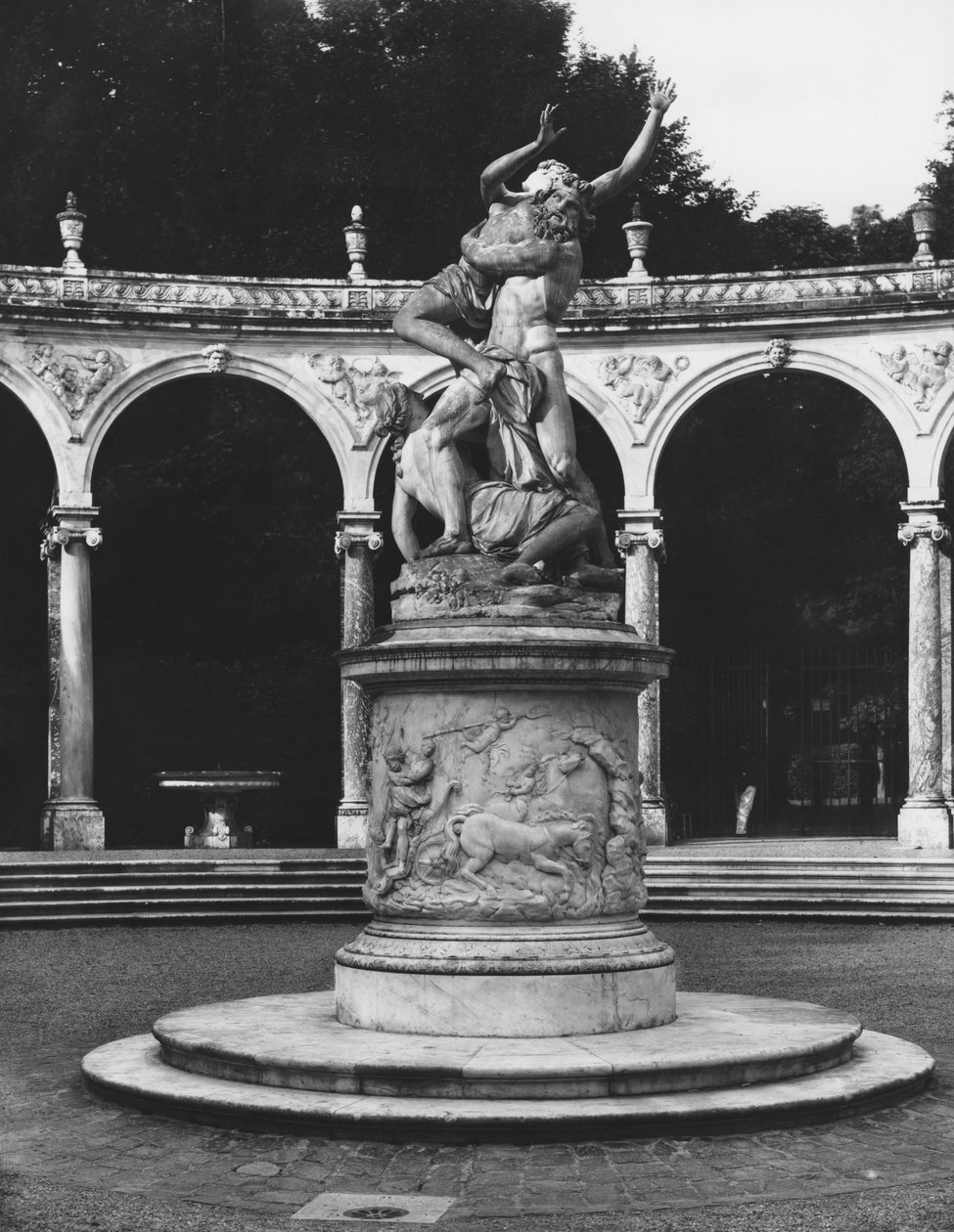 Rape of Proserpina by Pluto while one of her companions holds her back, grove of the Colonnade by Francois Girardon