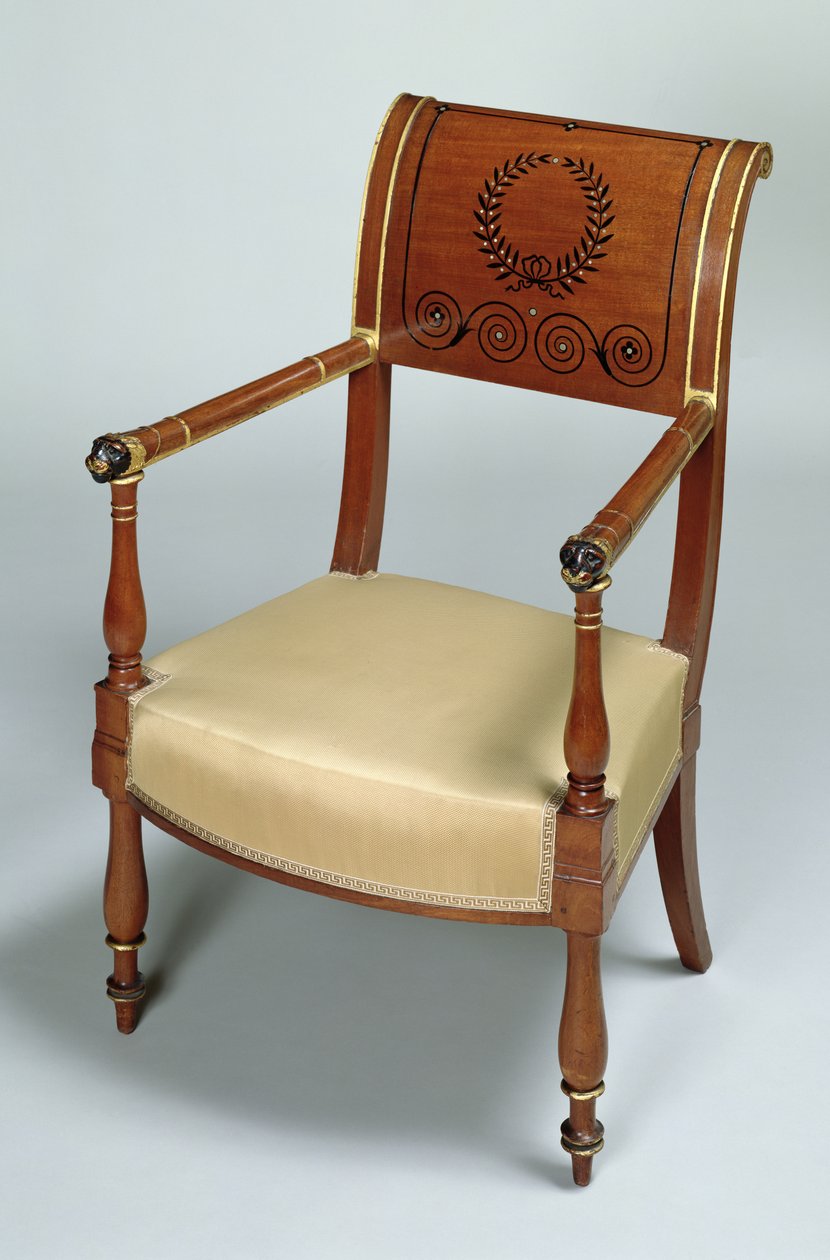 Fontainebleau Armchair, 1796-1803 by Francois Honore Georges Jacob Desmalter