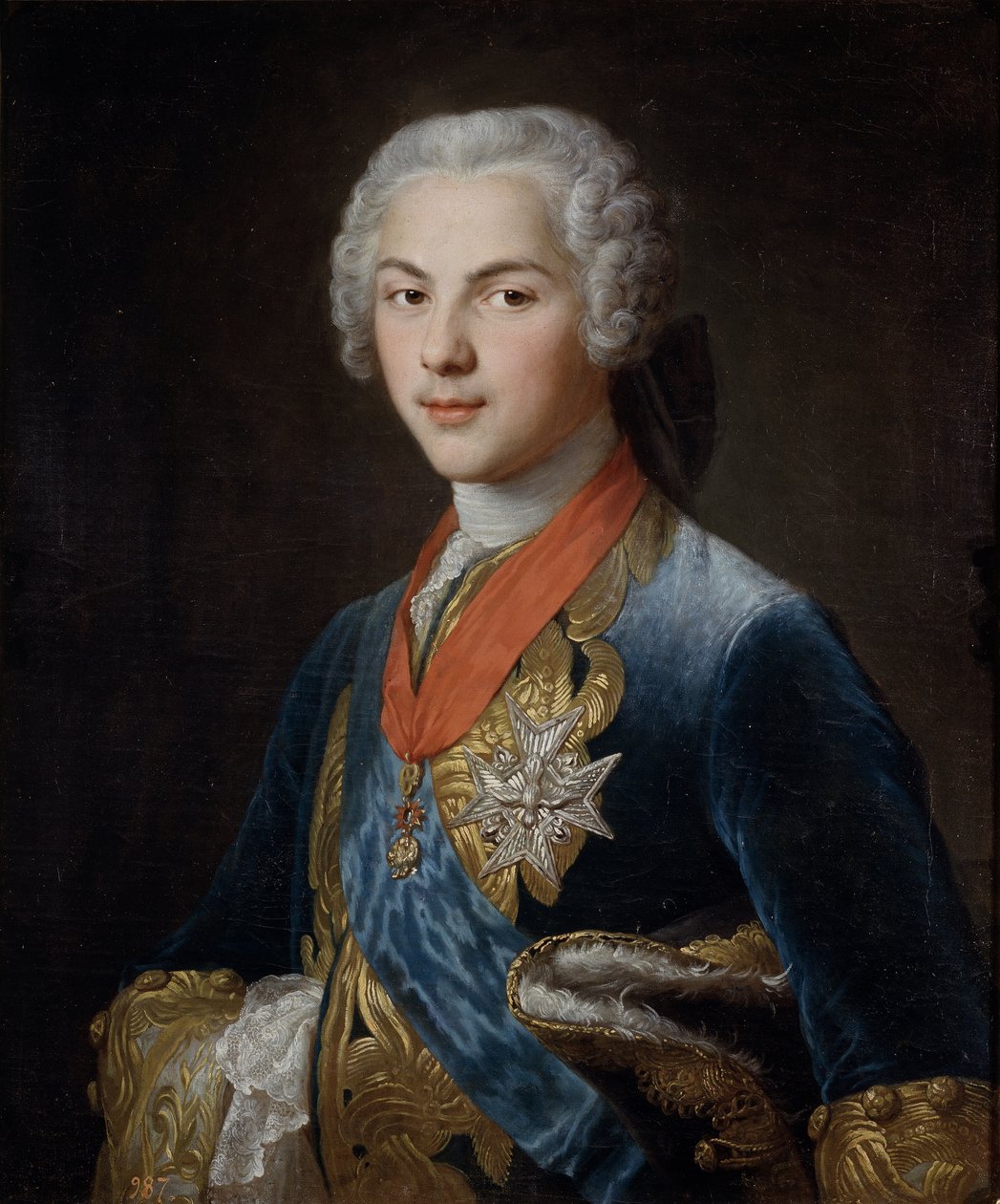 Louis, Dauphin of France, son of King Louis XV, c. 1745 by Francois Hubert Drouais