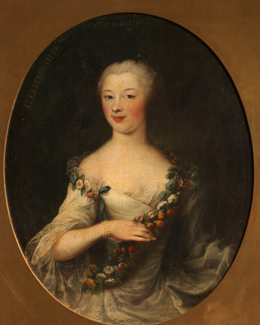 Portrait of a woman by Francois Hubert Drouais