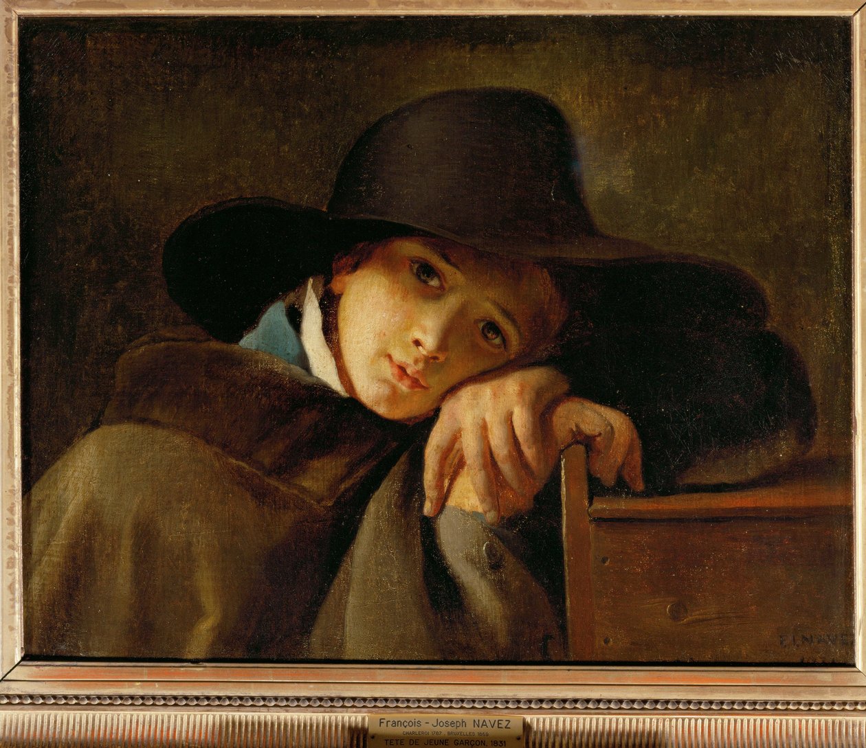 Portrait of a Pensive Young Man by François Joseph Navez