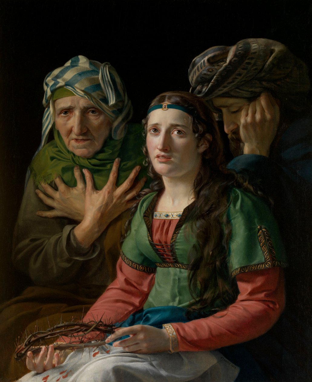 Saint Veronica of Binasco by Francois Joseph Navez