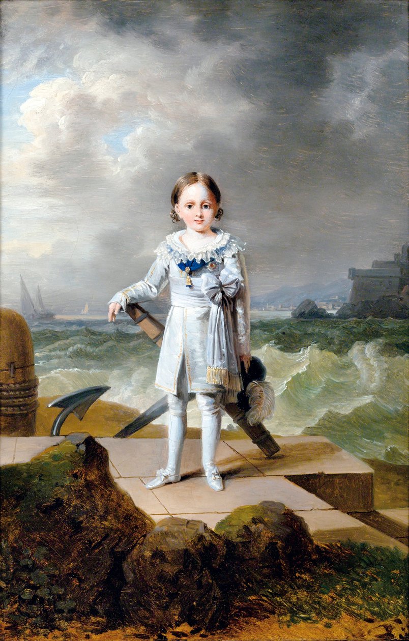 Portrait of Napoleon-Louis Bonaparte by Francois Josephe Kinson