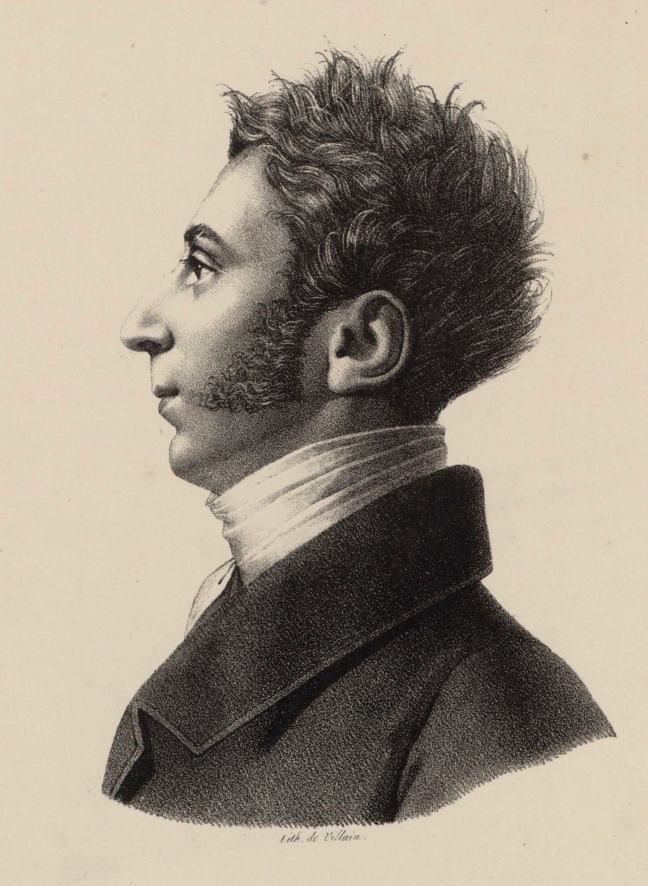 Portrait of Franz Xavier Wolfgang Mozart by Francois Le Villain
