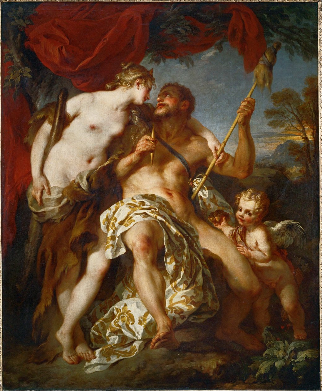 Hercules and Omphale by François Lemoyne