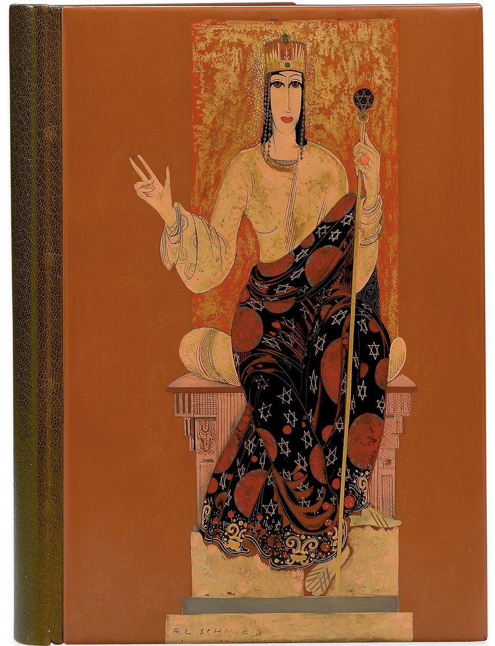 The Song of Solomon, lacquer by Jean Dunand by Francois Louis (after) Schmied