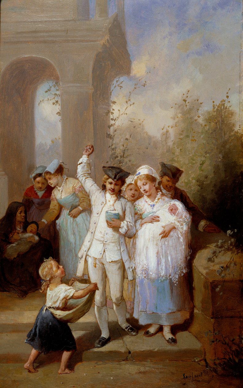 The Baptism by Francois Louis Lanfant de Metz