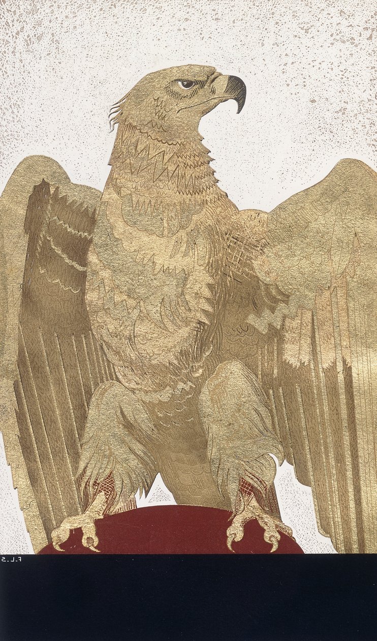 An imperial eagle by Francois Louis Schmied