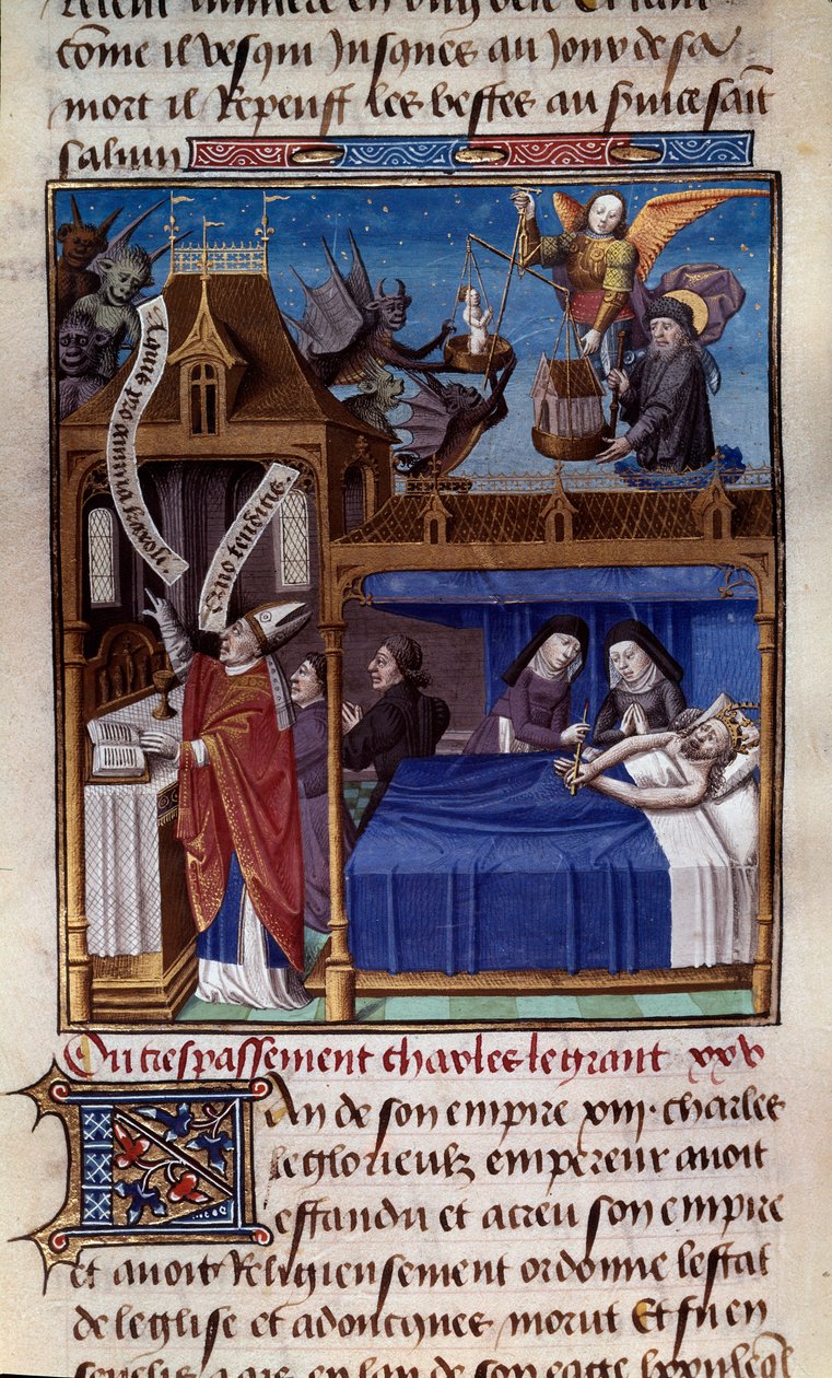 The Death of Charlemagne by Maître François