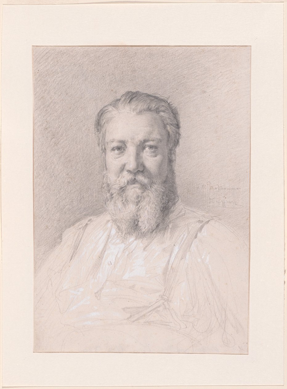 René François Armand Prudhomme by Francois Nicolas Chifflart