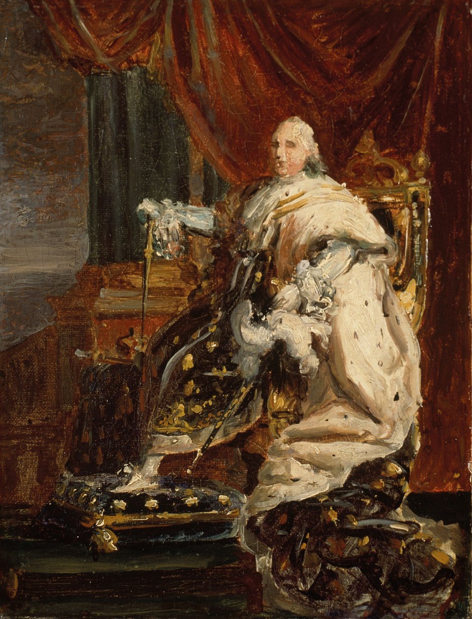 King Louis XVIII, c.1816-18 by Francois Pascal Simon Baron Gerard