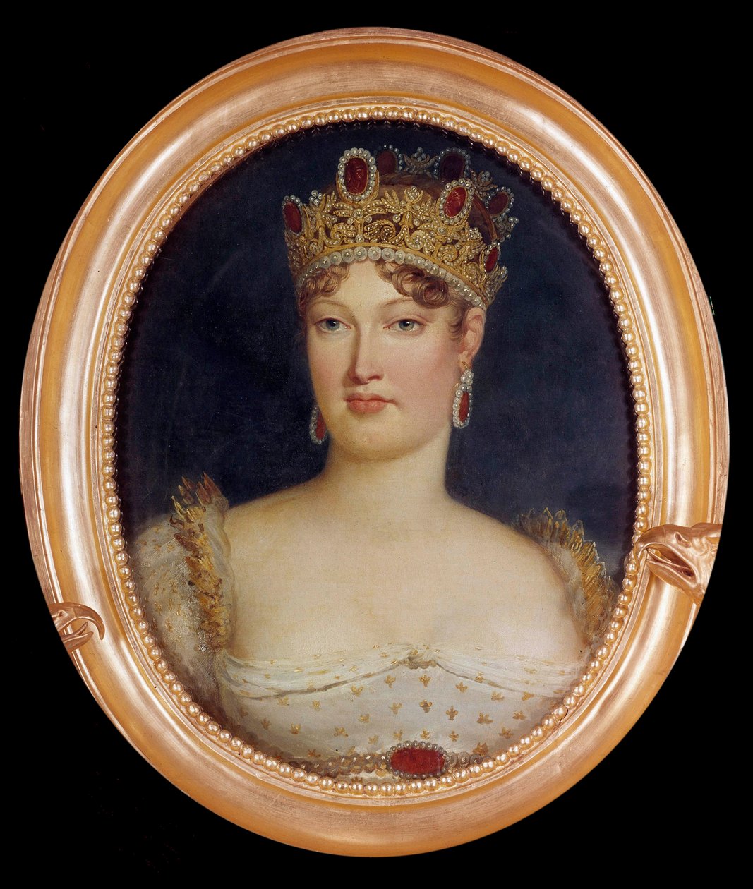 Medallion portrait of Empress Marie-Louise by Baron François Pascal Simon Gérard