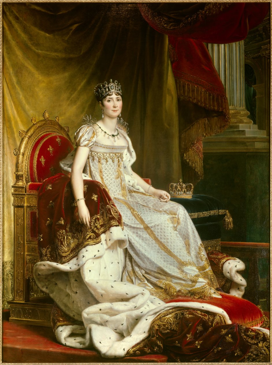 Portrait of Empress Josephine de Beauharnais in her coronation attire by Baron François Pascal Simon Gérard