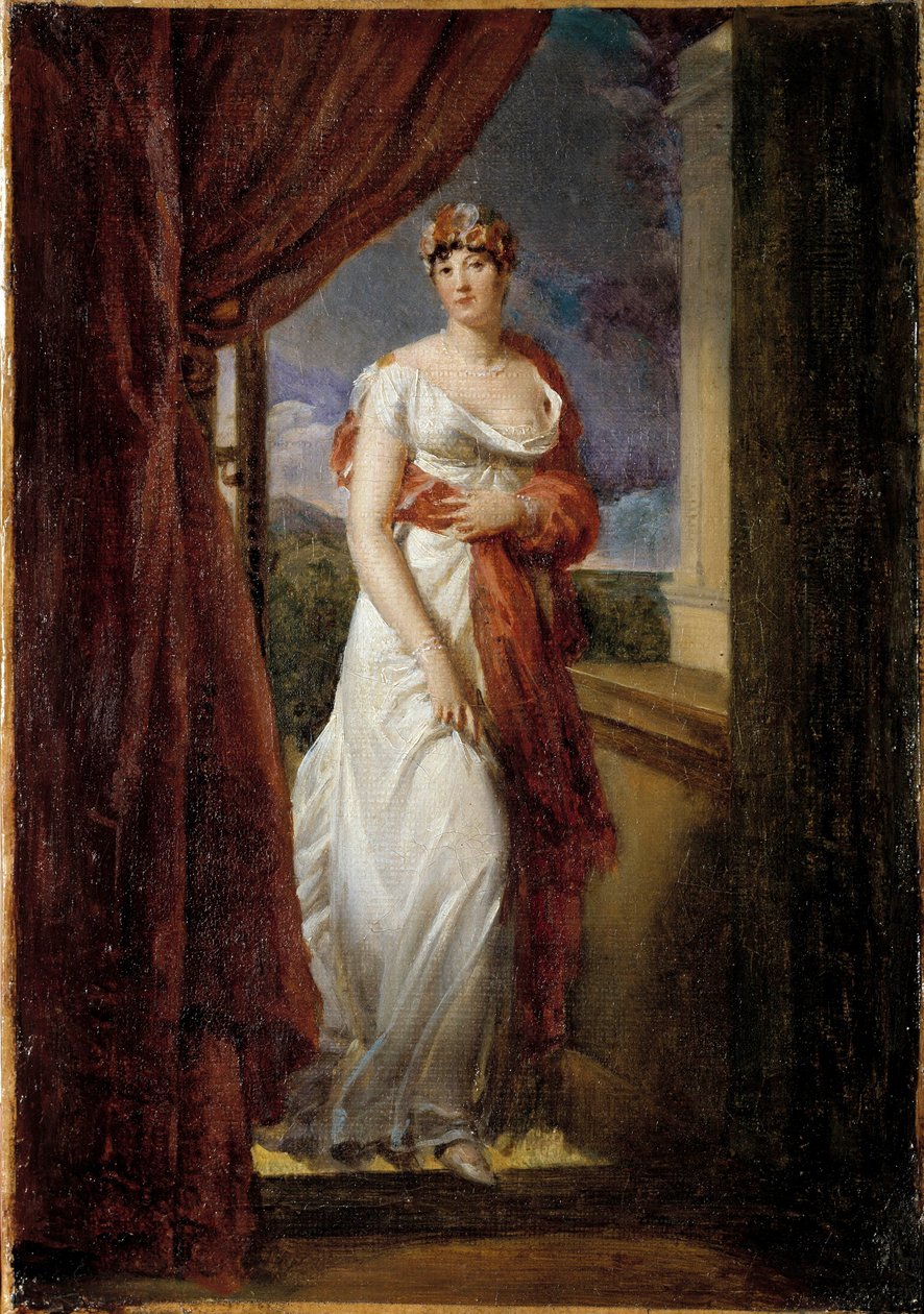 Portrait of Madame Tallien, nee Cabarrus, princess of Caraman - Chimay by Baron François Pascal Simon Gérard