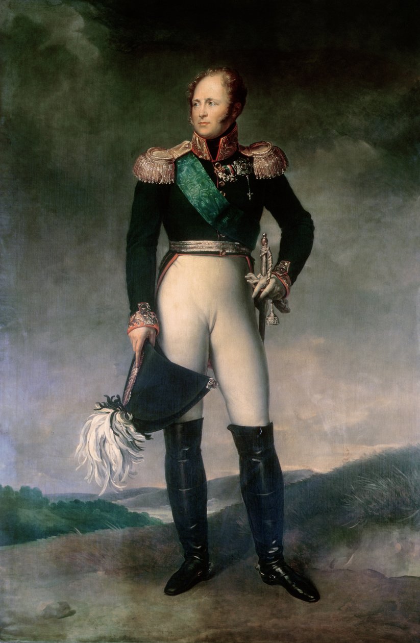 Alexander I of Russia by Francois Pascal Simon Gerard