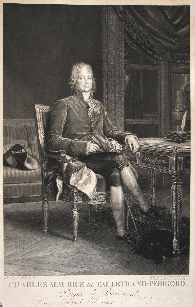 Charles Maurice de Talleyrand-Perigord, Prince de Benevent, Vice Grand Electeur by Francois Pascal Simon Gerard