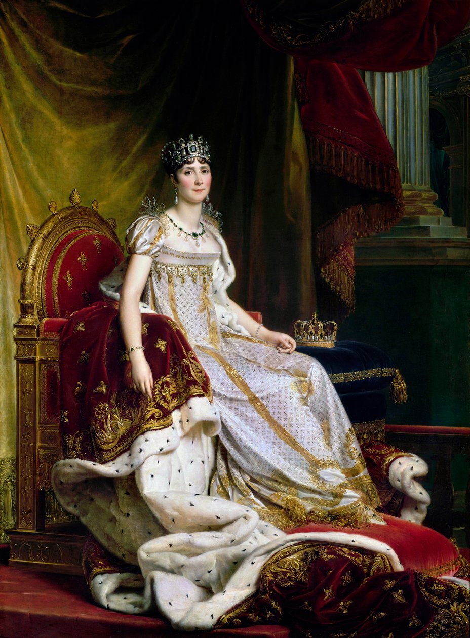 Joséphine de Beauharnais, the first wife of Napoléon Bonaparte 1763-1814 in Coronation costume, 1807-1808 by Francois Pascal Simon Gerard