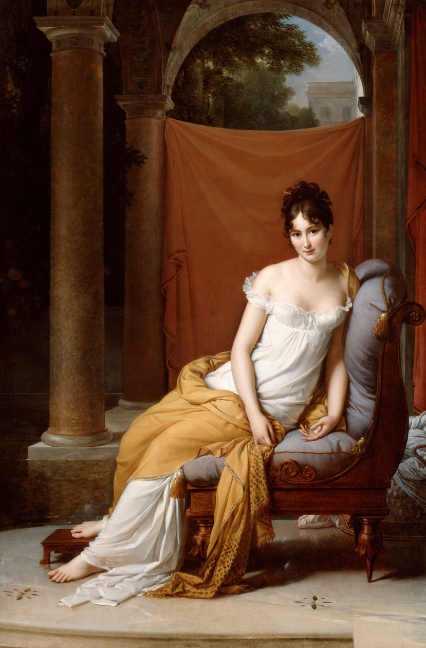 Portrait of Juliette Recamier, 1805 by Francois Pascal Simon Gerard
