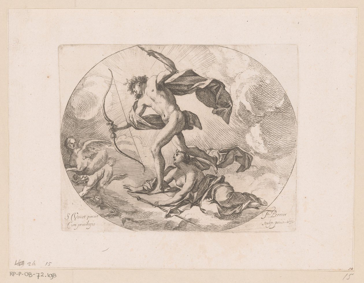 Apollo and Diana Hunting Harpies by Francois Perrier