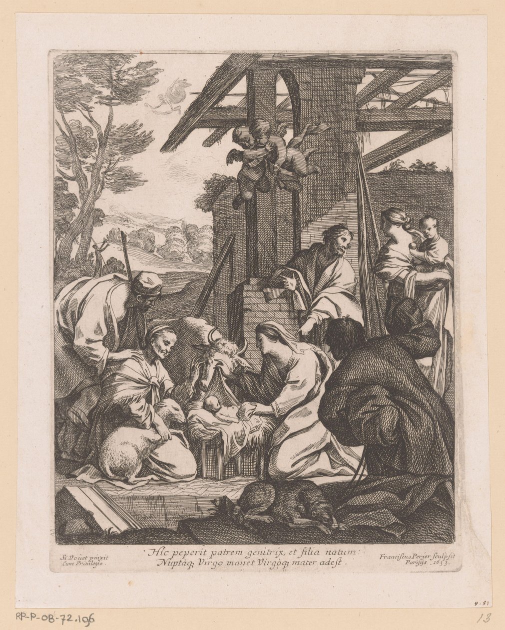 Birth of Christ by Francois Perrier