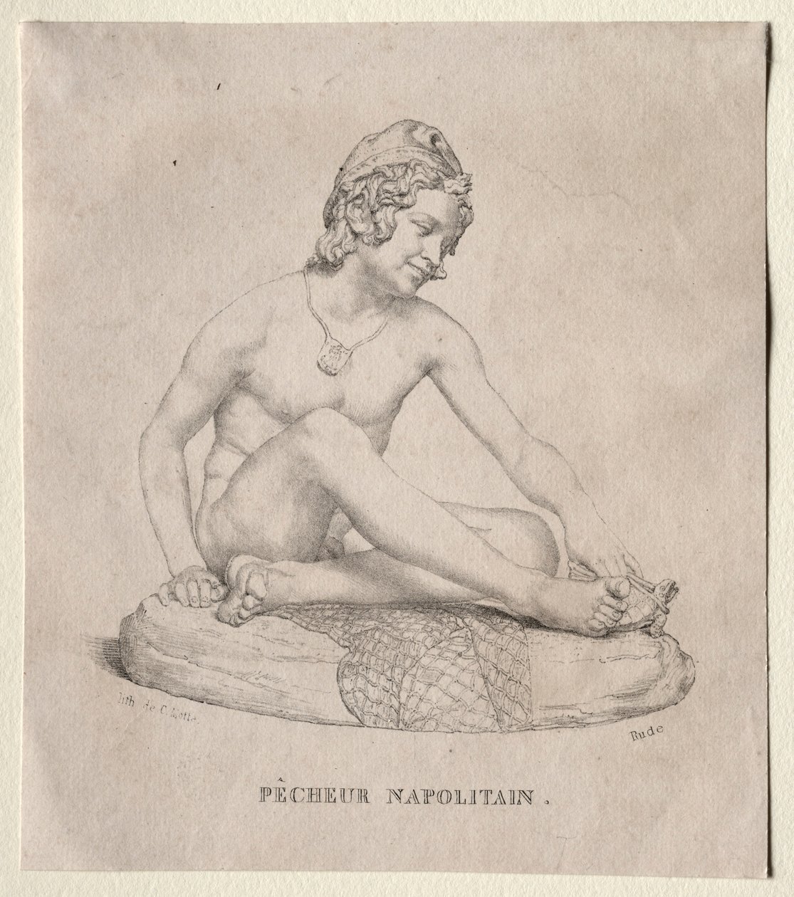 Neapolitan Fisherman, 1835 by Francois Rude