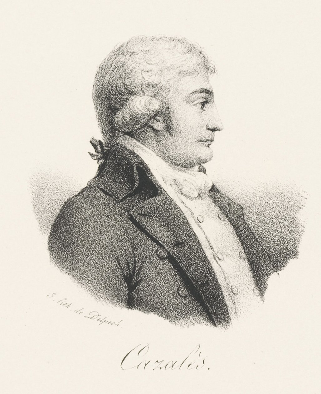 Jacques Antoine Marie de Cazalès, ca 1820 by Francois Seraphin Delpech