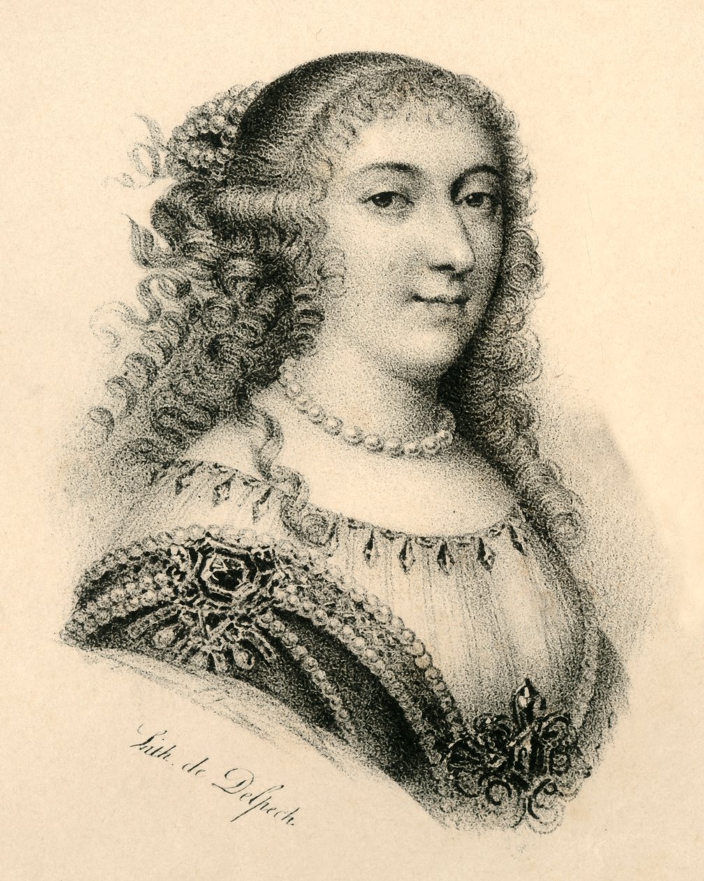 Mademoiselle de Montpensier, 1627-1693, c. 1830 by Francois Seraphin Delpech
