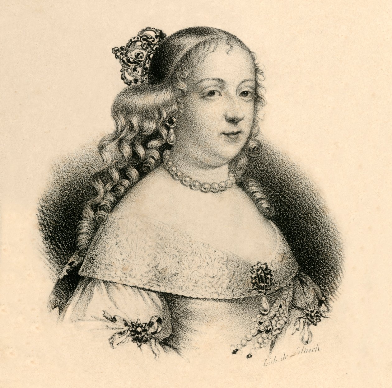 Marie Therese of Austria, 1717-1780 by Francois Seraphin Delpech