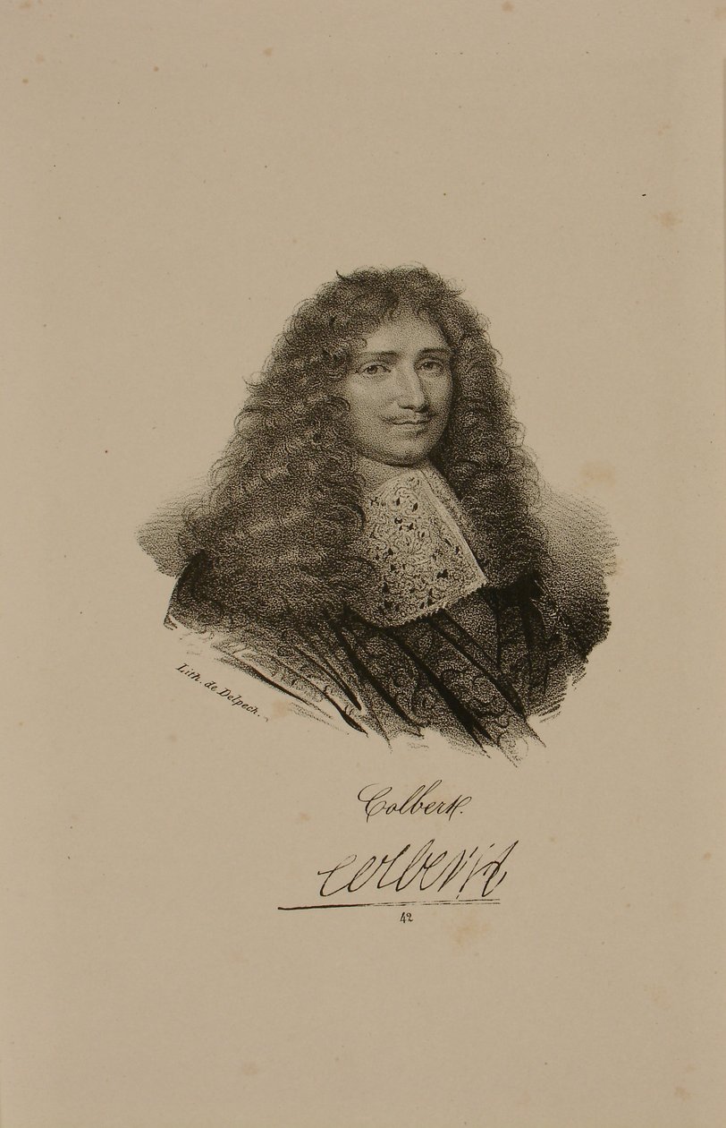 Portrait of Jean Baptiste Colbert by Francois Seraphin Delpech