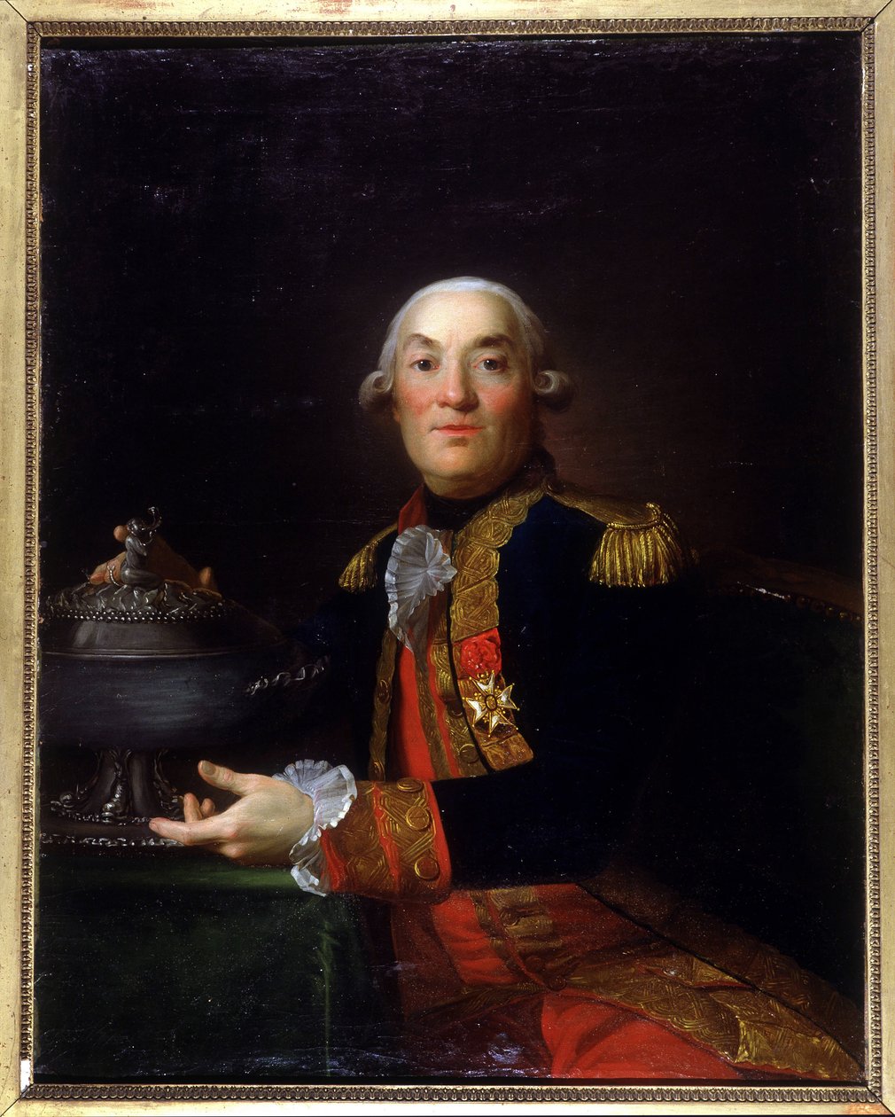 Portrait of Georges Peville the Pelley. Privateer, naval officer, admiral, minister of the navy. Painting by François - Valentin Gazard. Old Granville Museum by Francois Valentin Gazard