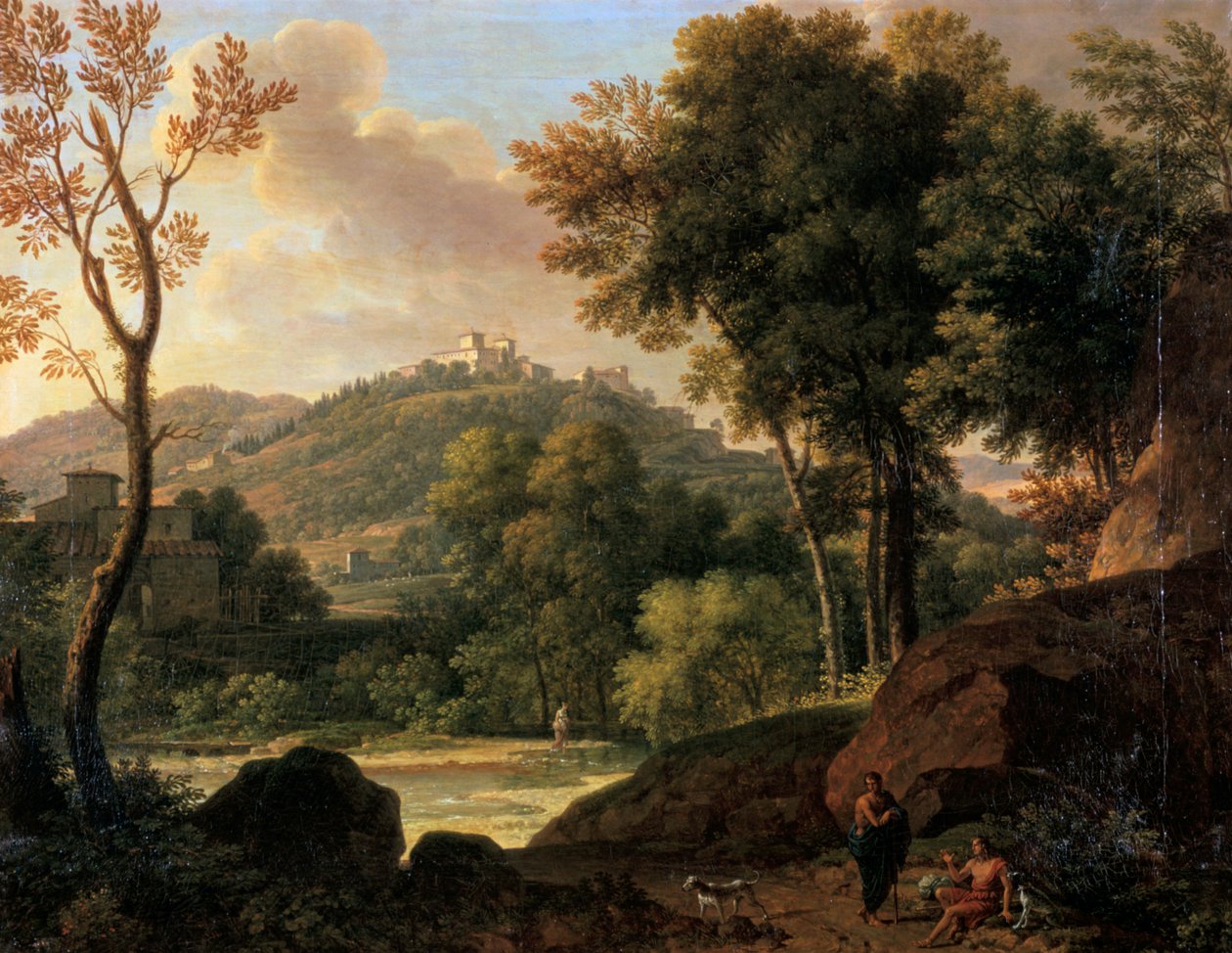The Countryside Around Florence, Italy by Francois Xavier Fabre