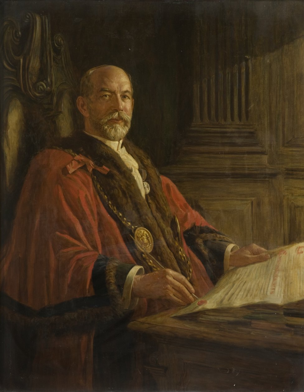 Portrait of Alderman Robert Readhead by Frank Stanley Ogilvie