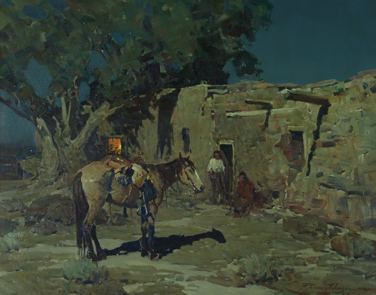 In Old Isleta by Frank Tenney Johnson
