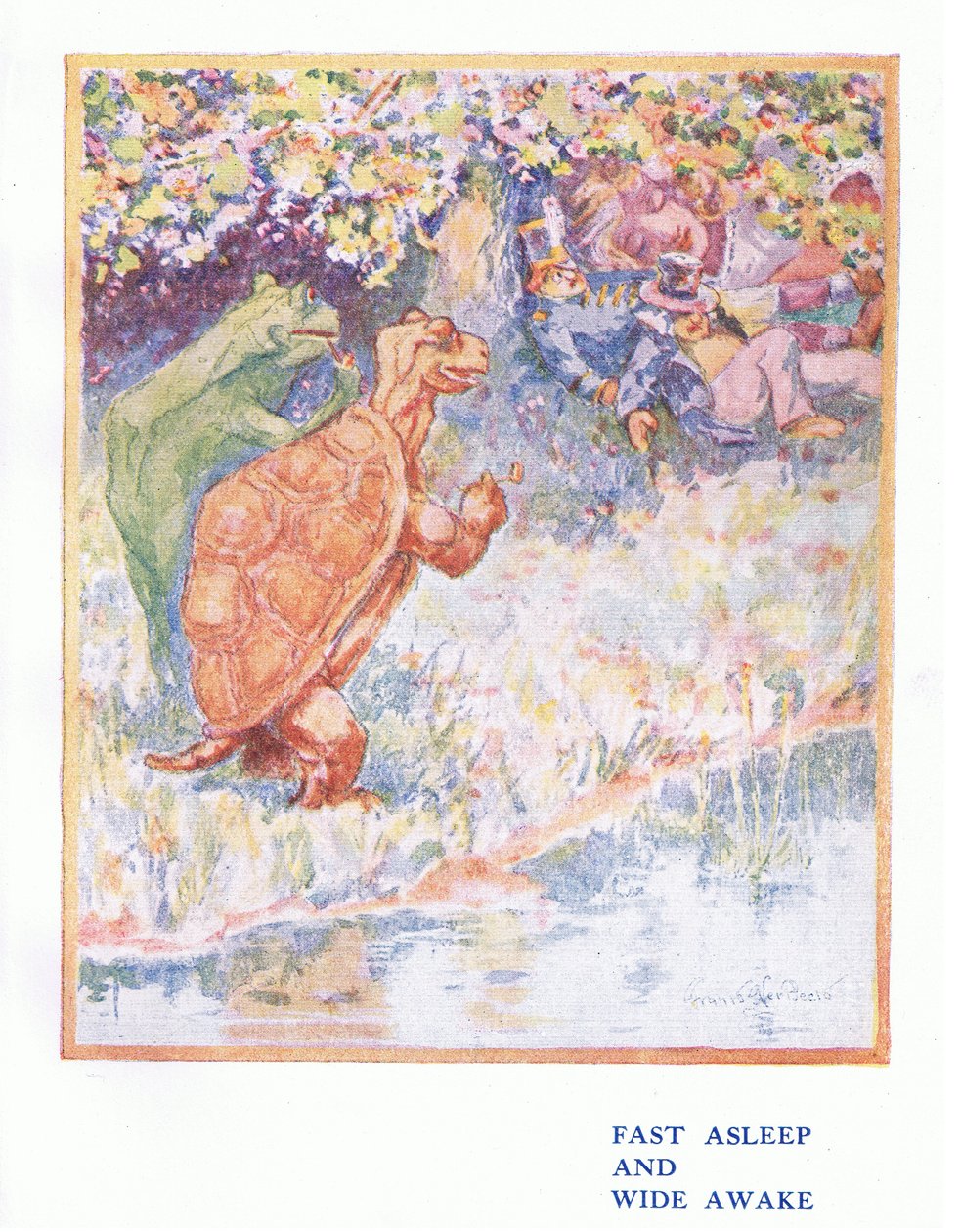 Fast asleep and wide awake by Frank Ver Beck