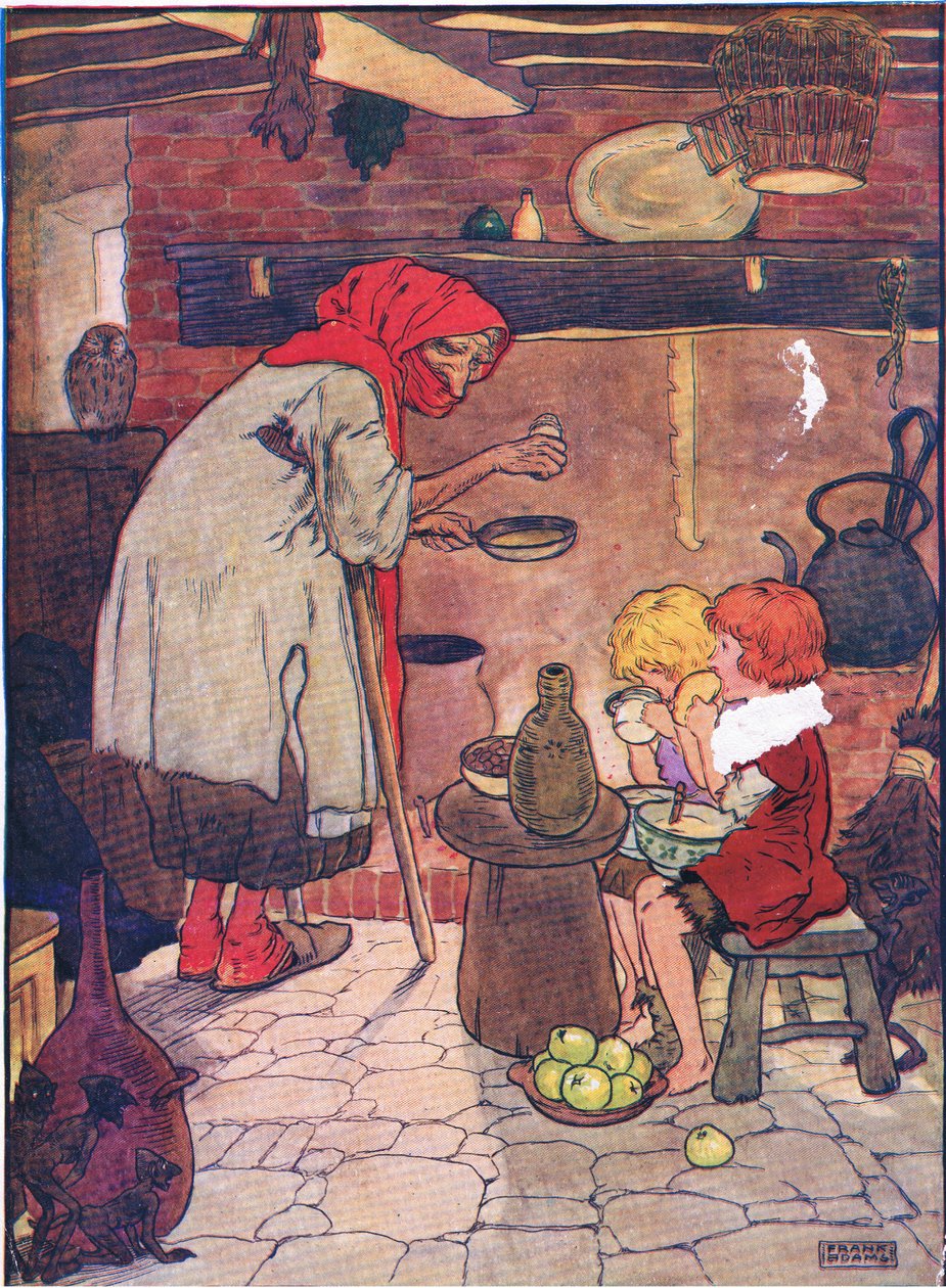 She led them in and gave them a beautiful supper by Frank Adams