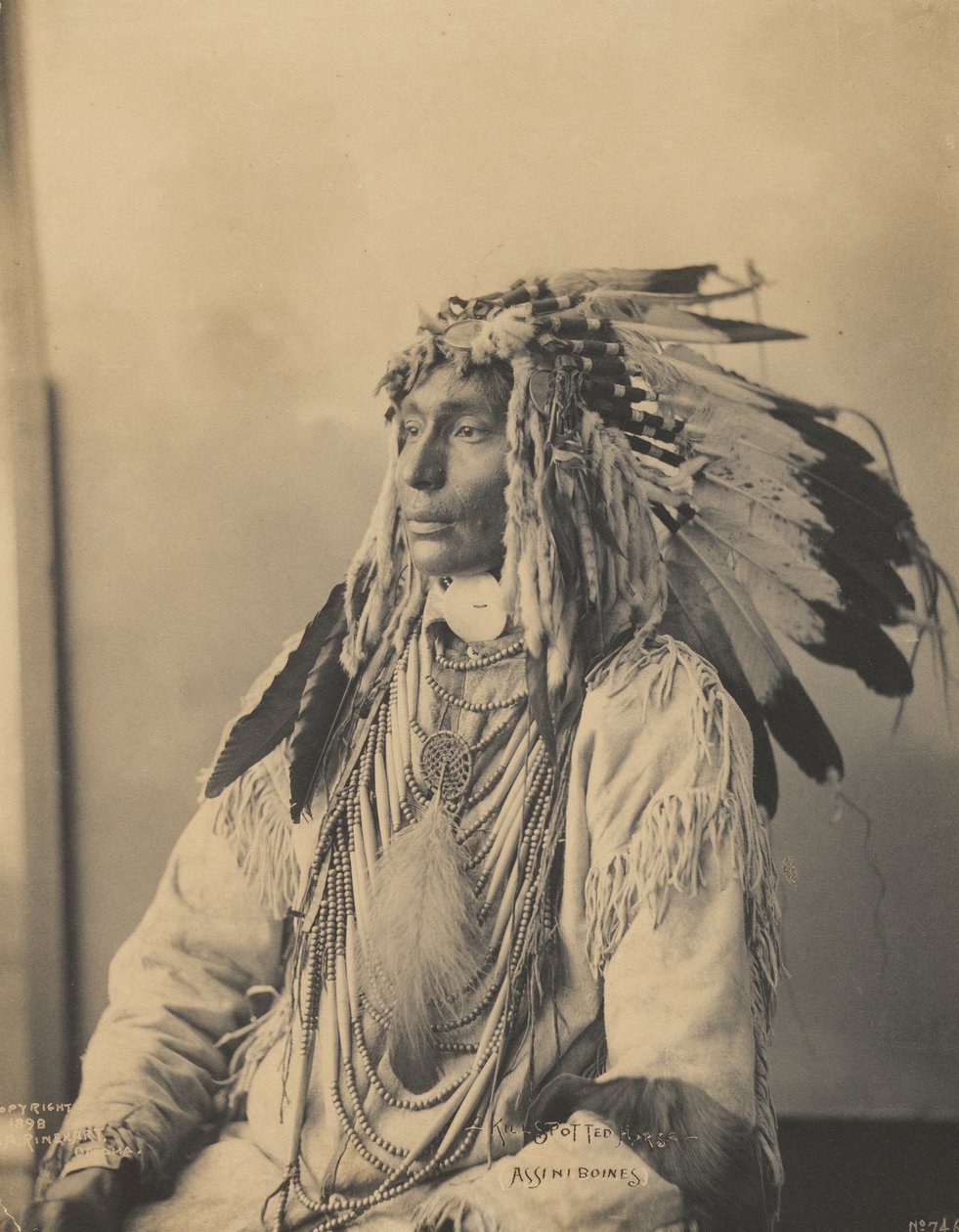 Kill Spotted Horse, Assiniboines by Frank Albert Rinehart
