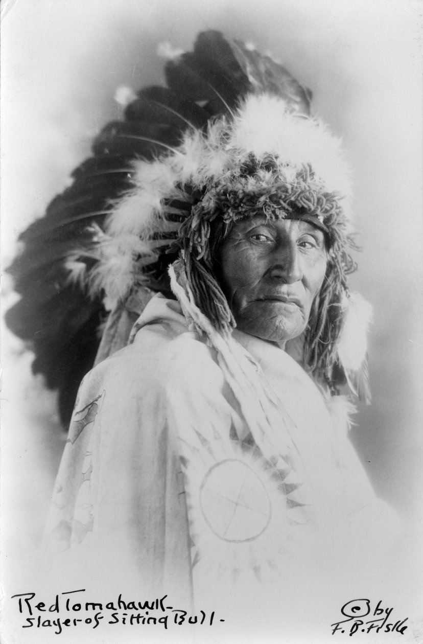 Red Tomahawk, slayer of Sitting Bull (photo) by Frank Bennett Fiske