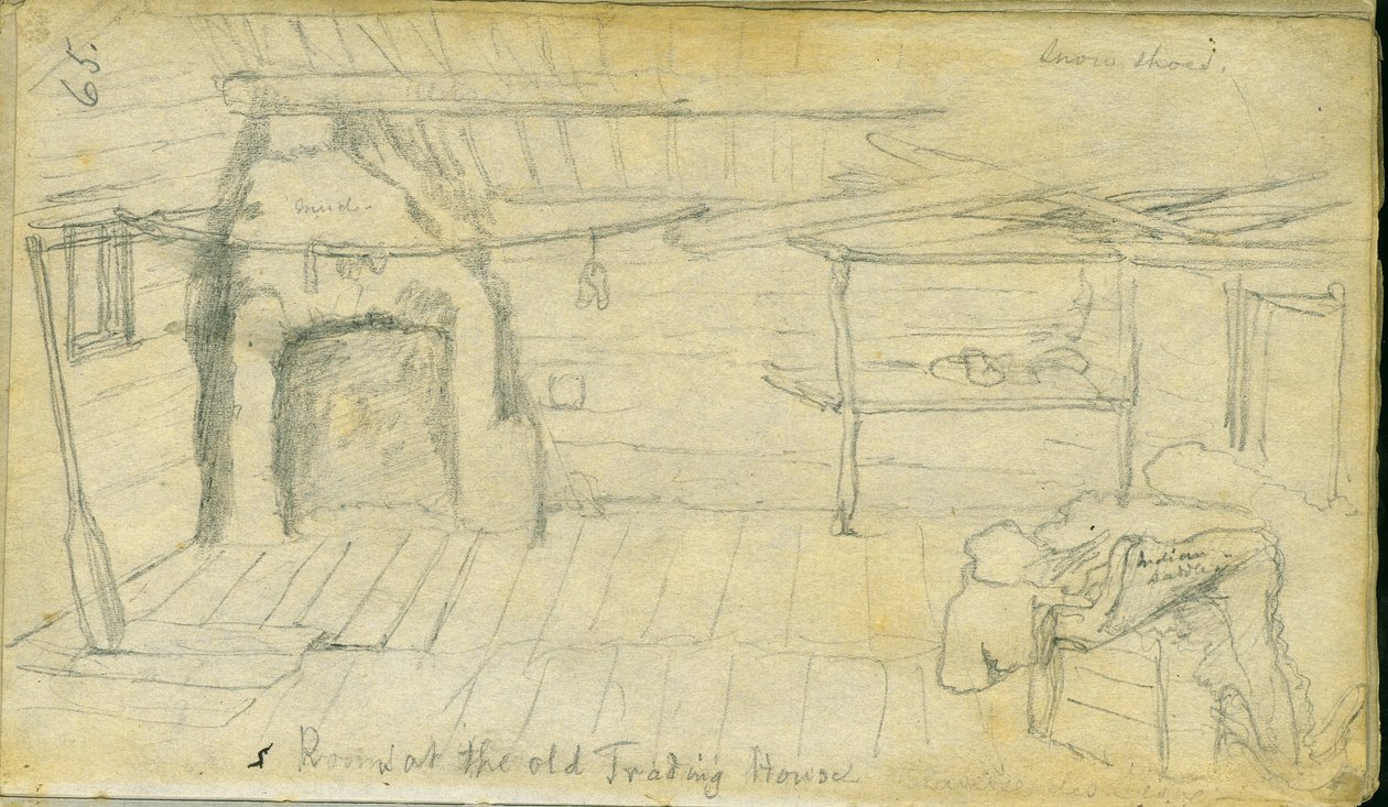 Room at the old Trading House by Frank Blackwell Mayer