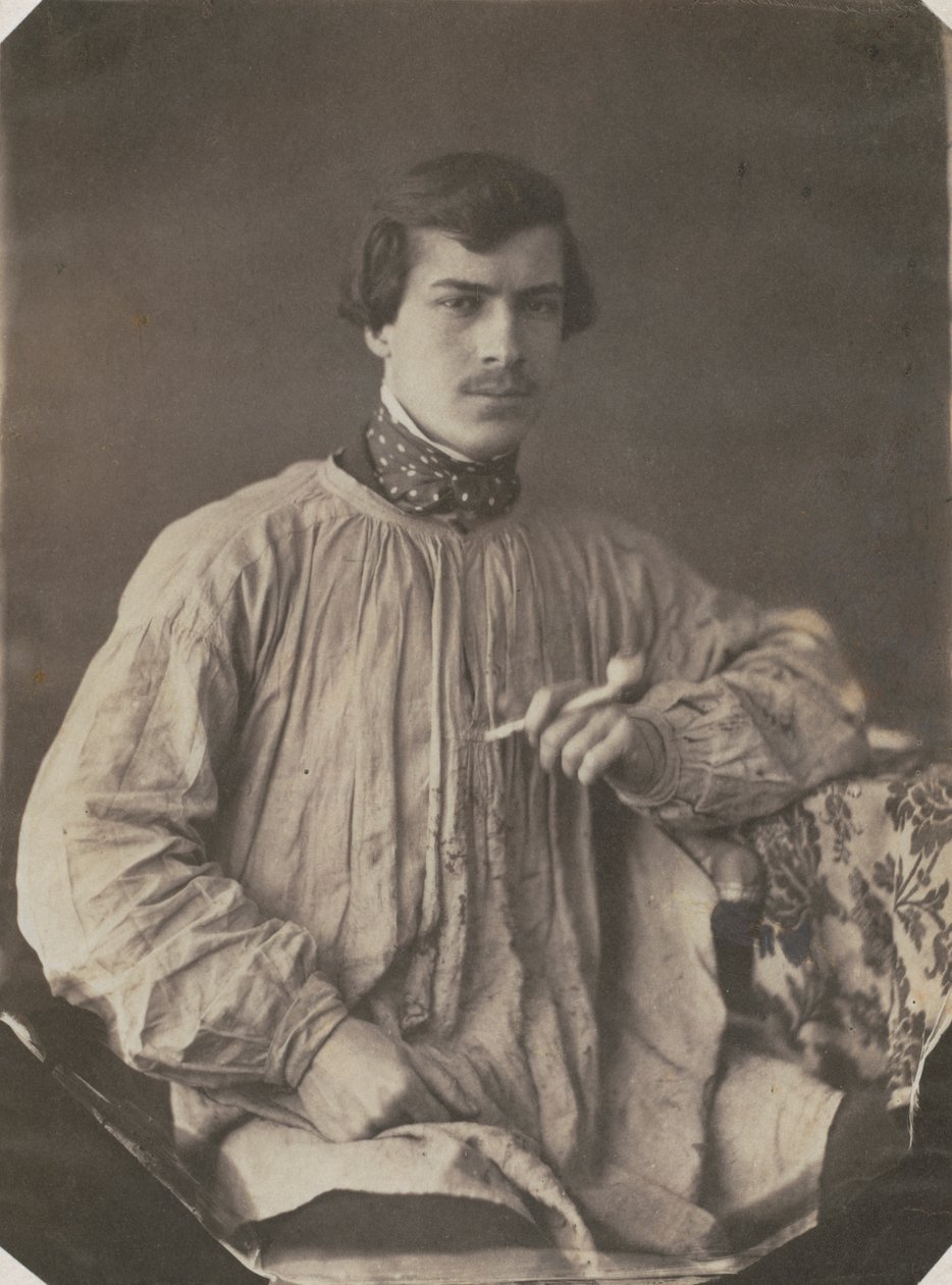 Artist with Pipe by Frank Chauvassaignes