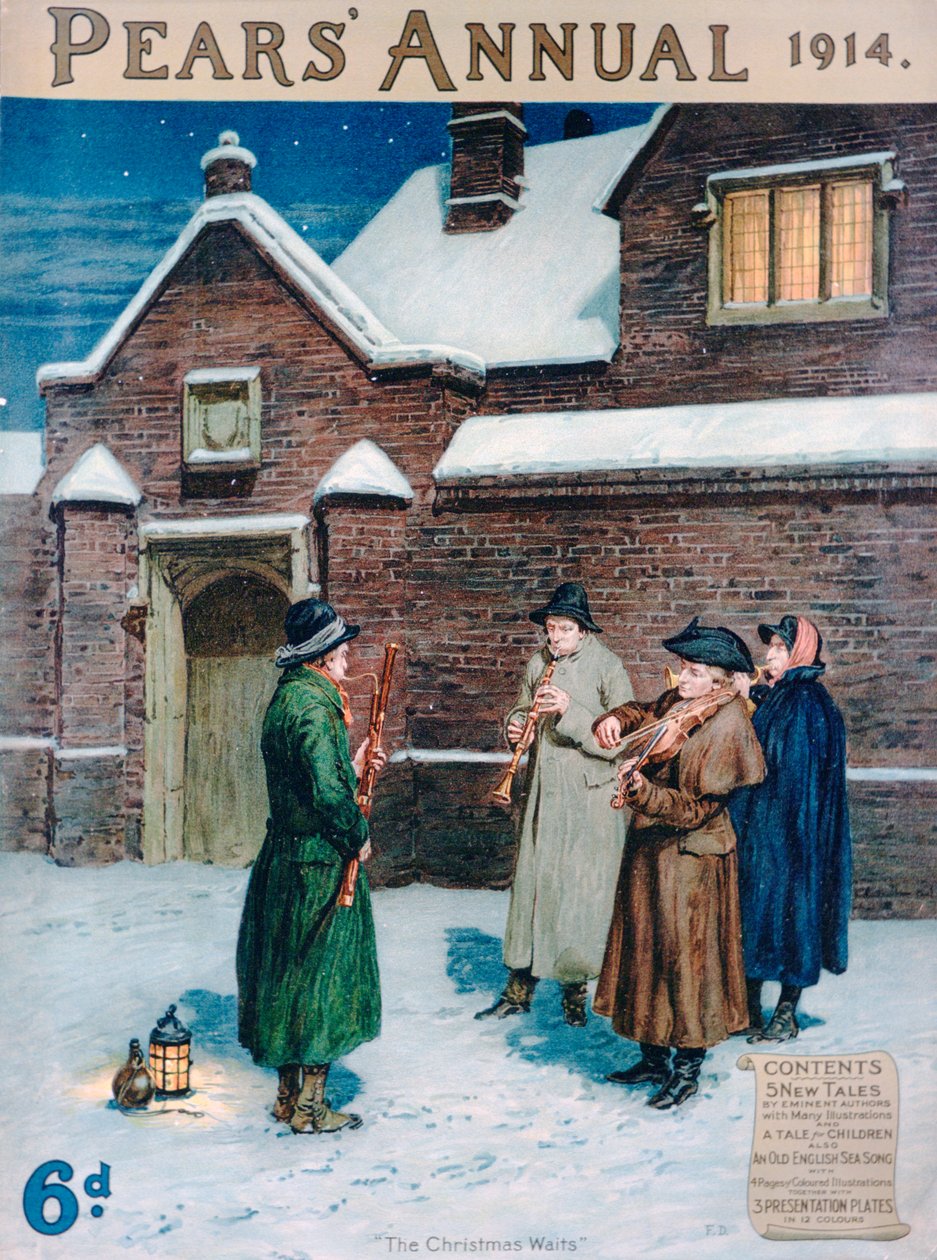 The Christmas Waits, Cover of Pears Annual by Frank Dadd