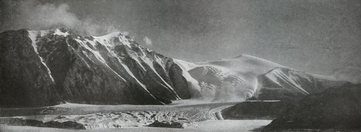 Mount England and the New Glacier by Frank Debenham